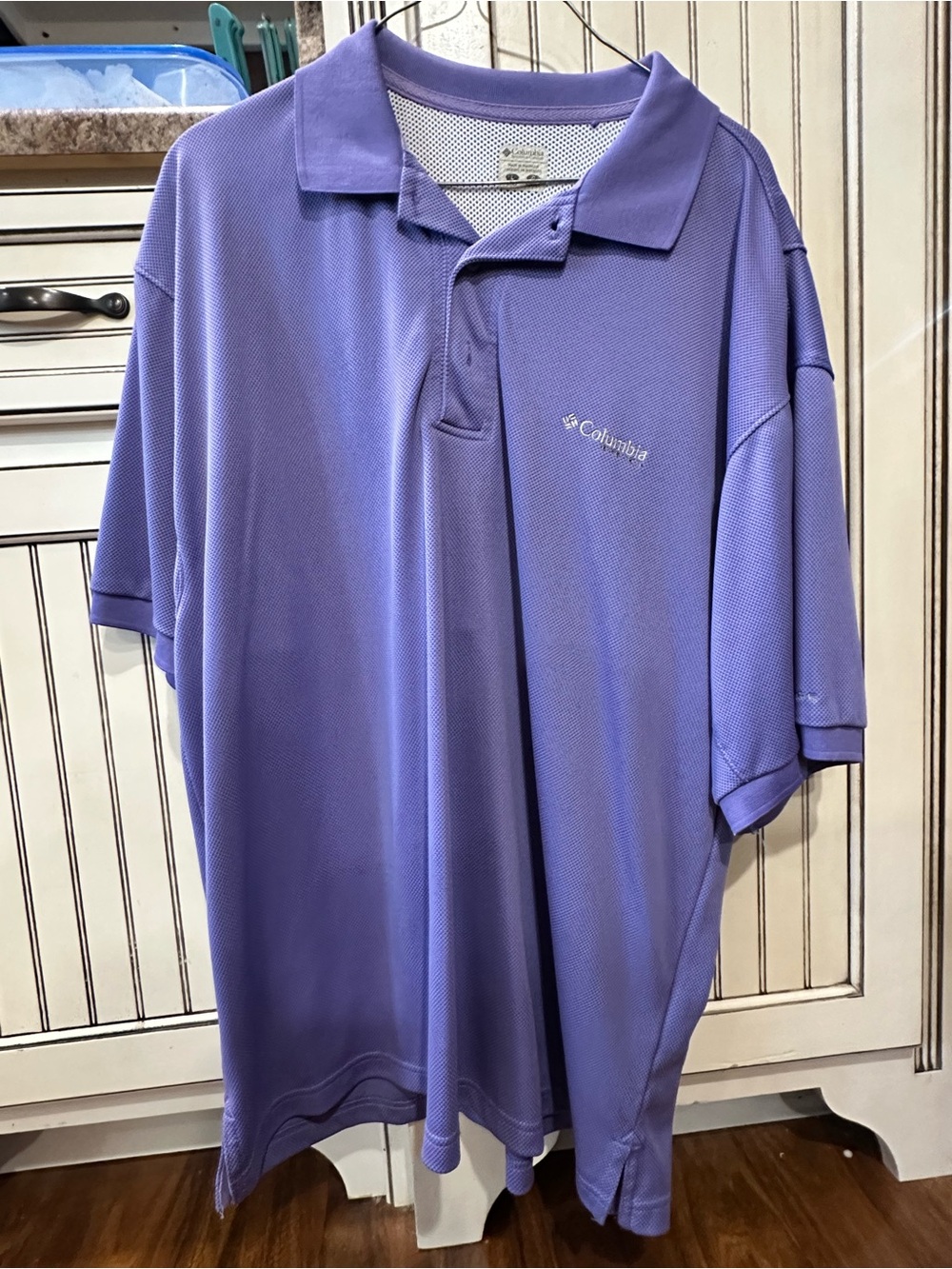 Columbia Men’s Lavender Short-Sleeve Polo